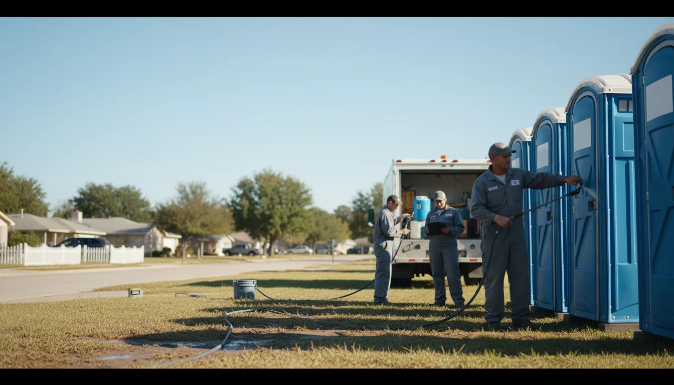 Long-Term Portable Toilet Rental in Aurora, KS near me